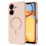Microsonic Xiaomi Redmi 13C için Kılıf Zeno MagSafe Rose Gold [Redmi 13C ile Uyumlu Kılıf - Rose Gold]