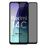 Microsonic Xiaomi Redmi 14C Privacy 5D Gizlilik Filtreli Cam Ekran Koruyucu Siyah [Redmi 14C ile Uyumlu Ekran Koruyucu - Siyah]