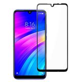 Microsonic Xiaomi Redmi 7 Tam Kaplayan Temperli Cam Ekran koruyucu Siyah [Redmi 7 ile Uyumlu Ekran Koruyucu]