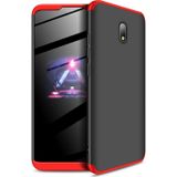 Microsonic Xiaomi Redmi 8A Double Dip 360 Protective Siyah Kırmızı Kılıf