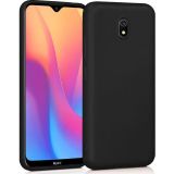 Microsonic Xiaomi Redmi 8A Matte Silicone Siyah Kılıf