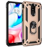 Microsonic Xiaomi Redmi 8A Military Ring Holder Gold Kılıf