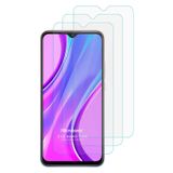 Microsonic Xiaomi Redmi 9 Screen Protector Nano Glass (3 Pack) [Redmi 9 ile Uyumlu Ekran Koruyucu - Şeffaf]