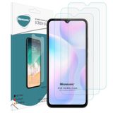 Microsonic Xiaomi Redmi 9A Screen Protector Nano Glass (3 Pack) [Redmi 9A ile Uyumlu Ekran Koruyucu]