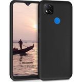 Microsonic Xiaomi Redmi 9C Matte Silicone Siyah Kılıf