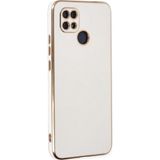 Microsonic Xiaomi Redmi 9C Olive Plated Beyaz Kılıf