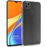 Microsonic Xiaomi Redmi 9C Transparent Soft Beyaz Kılıf