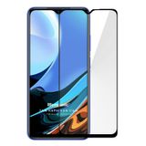 Microsonic Xiaomi Redmi 9T Tam Kaplayan Temperli Cam Ekran Koruyucu Siyah [Redmi 9T ile Uyumlu Ekran Koruyucu]