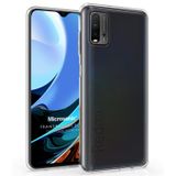 Microsonic Xiaomi Redmi 9t Uyumlu Transparent Soft Beyaz Kılıf