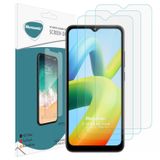 Microsonic Xiaomi Redmi A1 Screen Protector Nano Glass Cam Ekran Koruyucu (3`lü Paket) [Redmi A1 ile Uyumlu Ekran Koruyucu]