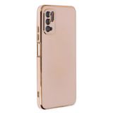 Microsonic Xiaomi Redmi Note 10 5G Olive Plated Pembe Cep Telefonu Kılıfı