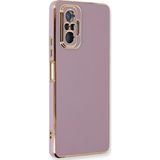 Microsonic Xiaomi Redmi Note 10 Pro Olive Plated Lila Kılıf
