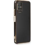 Microsonic Xiaomi Redmi Note 11 4G Olive Plated Siyah Kılıf