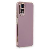 Microsonic Xiaomi Redmi Note 11 Olive Plated Lila Kılıf