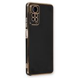 Microsonic Xiaomi Redmi Note 11 Pro 5G Olive Plated Siyah Cep Telefonu Kılıfı