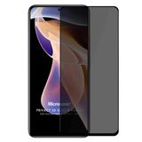 Microsonic Xiaomi Redmi Note 11 Pro 5G Privacy 5D Gizlilik Filtreli Siyah Cam Ekran Koruyucu
