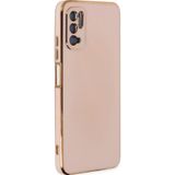 Microsonic Xiaomi Redmi Note 11 SE Olive Plated Pembe Cep Telefonu Kılıfı