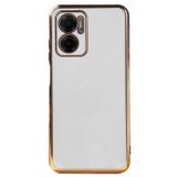 Microsonic Xiaomi Redmi Note 11E için Kılıf Olive Plated Beyaz [Redmi Note 11E ile Uyumlu Kılıf - Beyaz]