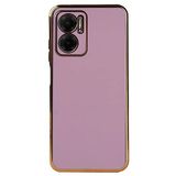 Microsonic Xiaomi Redmi Note 11E için Kılıf Olive Plated Lila [Redmi Note 11E ile Uyumlu Kılıf - Lila]