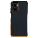 Microsonic Xiaomi Redmi Note 11E için Kılıf Olive Plated Siyah [Redmi Note 11E ile Uyumlu Kılıf - Siyah]