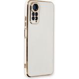 Microsonic Xiaomi Redmi Note 11S Olive Plated Beyaz Kılıf