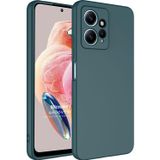 Microsonic Xiaomi Redmi Note 12 4G Groovy Soft Koyu Yeşil Cep Telefonu Kılıfı