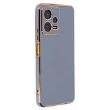Microsonic Xiaomi Redmi Note 12 Pro+ 5G için Kılıf Olive Plated Lavanta Grisi [Redmi Note 12 Pro+ 5G ile Uyumlu Kılıf - Lavanta Grisi]