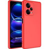 Microsonic Xiaomi Redmi Note 12 Pro+ 5G Kılıf Groovy Soft Kırmızı