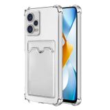 Microsonic Xiaomi Redmi Note 12 Pro Card Slot Shock Şeffaf Cep Telefonu Kılıfı