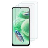 Microsonic Xiaomi Redmi Note 12 Screen Protector Nano Glass Cam Ekran Koruyucu (3`lü Paket) [Redmi Note 12 ile Uyumlu Ekran Koruyucu - Şeffaf]