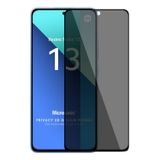 Microsonic Xiaomi Redmi Note 13 4G Privacy 5D Gizlilik Filtreli Cam Ekran Koruyucu Siyah [Redmi Note 13 4G ile Uyumlu Ekran Koruyucu - Siyah]