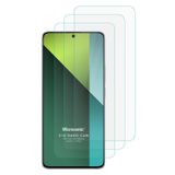 Microsonic Xiaomi Redmi Note 13 Pro 5G Screen Protector Nano Glass Cam Ekran Koruyucu (3`lü Paket) [Redmi Note 13 Pro 5G ile Uyumlu Ekran Koruyucu - Şeffaf]