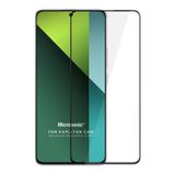 Microsonic Xiaomi Redmi Note 13 Pro 5G Tam Kaplayan Temperli Cam Ekran Koruyucu Siyah [Redmi Note 13 Pro 5G ile Uyumlu Ekran Koruyucu - Siyah]
