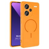 Microsonic Xiaomi Redmi Note 13 Pro Plus 5G için Kılıf Zeno MagSafe Turuncu [Redmi Note 13 Pro Plus 5G ile Uyumlu Kılıf - Turuncu]