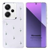 Microsonic Xiaomi Redmi Note 13 Pro Plus 5G Kılıf PrettyCharm Tulip [Redmi Note 13 Pro Plus 5G ile Uyumlu Kılıf - Yeşil]