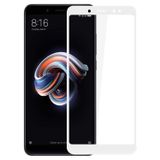 Microsonic Xiaomi Redmi Note 5 Pro Tam Kaplayan Temperli Cam Ekran koruyucu Kırılmaz Film Beyaz [Redmi Note 5 Pro ile Uyumlu Ekran Koruyucu]