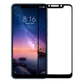 Microsonic Xiaomi Redmi Note 6 Pro Tam Kaplayan Temperli Cam Ekran koruyucu Siyah [Redmi Note 6 Pro ile Uyumlu Ekran Koruyucu]