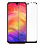 Microsonic Xiaomi Redmi Note 7 Tam Kaplayan Temperli Cam Ekran koruyucu Siyah [Redmi Note 7 ile Uyumlu Ekran Koruyucu]