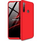 Microsonic Xiaomi Redmi Note 8 Double Dip 360 Protective Kırmızı Cep Telefonu Kılıfı