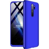 Microsonic Xiaomi Redmi Note 8 Pro Double Dip 360 Protective Mavi Cep Telefonu Kılıfı