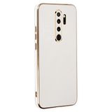 Microsonic Xiaomi Redmi Note 8 Pro için Kılıf Olive Plated Beyaz [Redmi Note 8 Pro ile Uyumlu Kılıf - Beyaz]