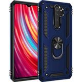 Microsonic Xiaomi Redmi Note 8 Pro Military Ring Holder Lacivert Cep Telefonu Kılıf