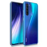 Microsonic Xiaomi Redmi Note 8 Transparent Soft Beyaz Cep Telefonu Kılıfı