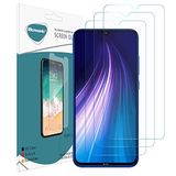 Microsonic Xiaomi Redmi Note 8T Ekran Koruyucu Nano Cam (3'lü Paket) [Redmi Note 8T ile Uyumlu Ekran Koruyucu]