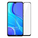 Microsonic Xiaomi Redmi Note 9 4G Tam Kaplayan Temperli Cam Ekran Koruyucu Siyah [Redmi Note 9 4G ile Uyumlu Ekran Koruyucu]