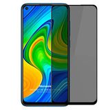 Microsonic Xiaomi Redmi Note 9 Privacy 5D Gizlilik Filtreli Cam Ekran Koruyucu Siyah [Redmi Note 9 ile Uyumlu Ekran Koruyucu]