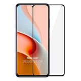 Microsonic Xiaomi Redmi Note 9 Pro 5G Tam Kaplayan Temperli Cam Ekran Koruyucu Siyah [Redmi Note 9 Pro 5G ile Uyumlu Ekran Koruyucu]