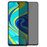 Microsonic Xiaomi Redmi Note 9 Pro Max Privacy 5D Gizlilik Filtreli Cam Ekran Koruyucu Siyah [Redmi Note 9 Pro Max ile Uyumlu Ekran Koruyucu]