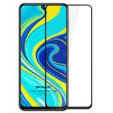 Microsonic Xiaomi Redmi Note 9 Pro Max Tam Kaplayan Temperli Cam Ekran Koruyucu Siyah [Redmi Note 9 Pro Max ile Uyumlu Ekran Koruyucu]