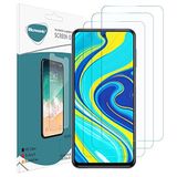 Microsonic Xiaomi Redmi Note 9S Ekran Koruyucu Nano Cam (3'lü Paket) [Redmi Note 9S ile Uyumlu Ekran Koruyucu]